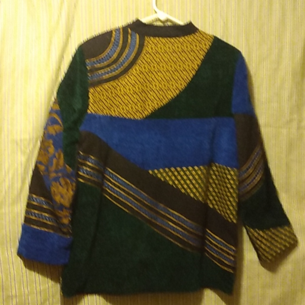 Indigo Moon Vintage Medium Size Patchwork Artsy N… - image 3